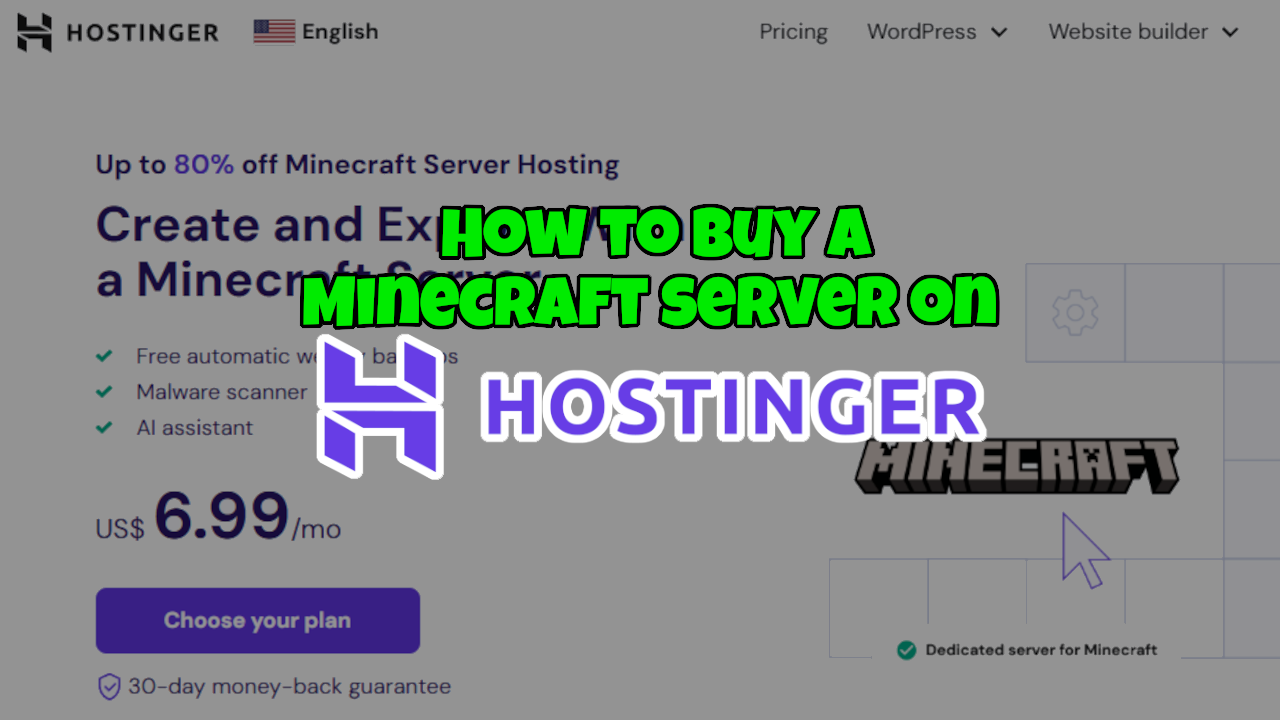 Hostinger Minecraft Hosting Full Review