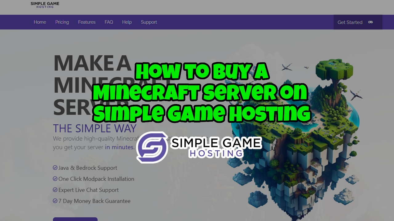 Simple Game Hosting Minecraft Server Hosting Review