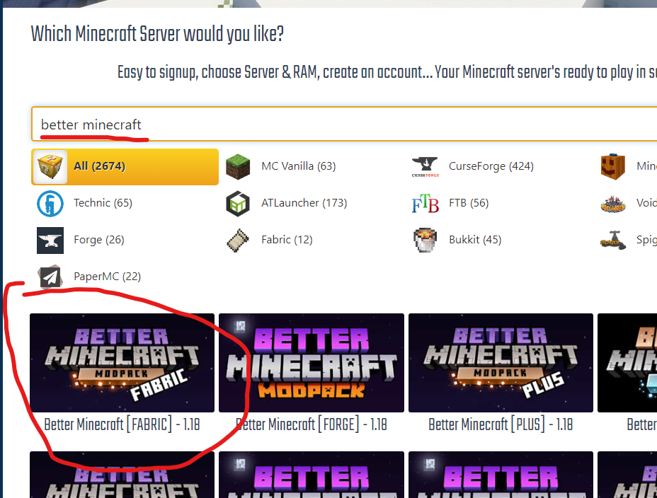 StickyPiston website search results for Better Minecraft Fabric