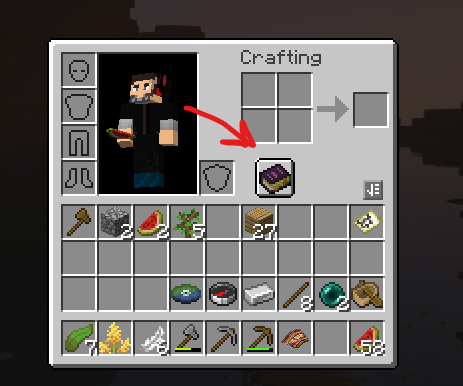 Bliss modpack guidebook icon in inventory