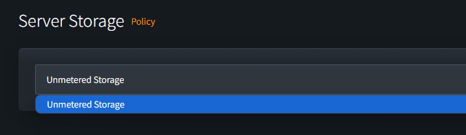 CloudNord disk space allocation showing 80GB initial limit