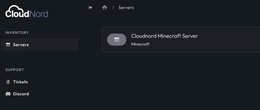 CloudNord support options - tickets and Discord help
