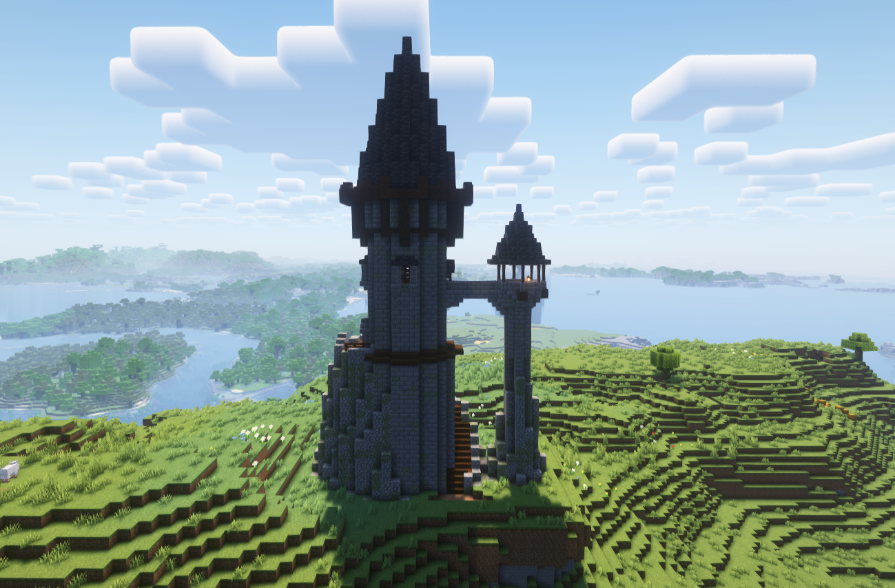 Ancient battleground structure in the Nether