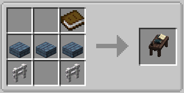 Inscription table crafting recipe