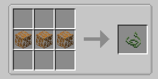 Leafy string crafting recipe from leaves