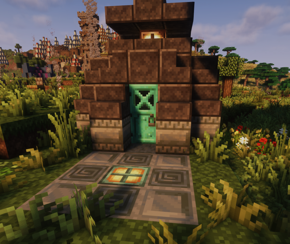 Medieval Minecraft MMC3 enhanced Trials Chambers with surface entrances for easier discovery