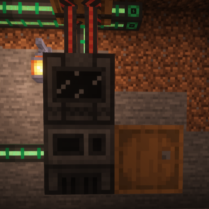 Simple Mekanism 2x ore doubling setup with enrichment chamber and energized smelter