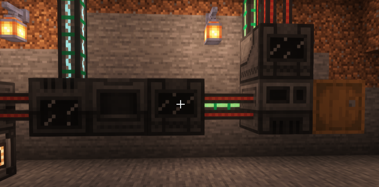 Mekanism 3x ore tripling setup showing purification chamber with oxygen processing