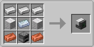 Mekanism Heat Generator crafting recipe using iron, osmium, wood planks, furnace, and copper