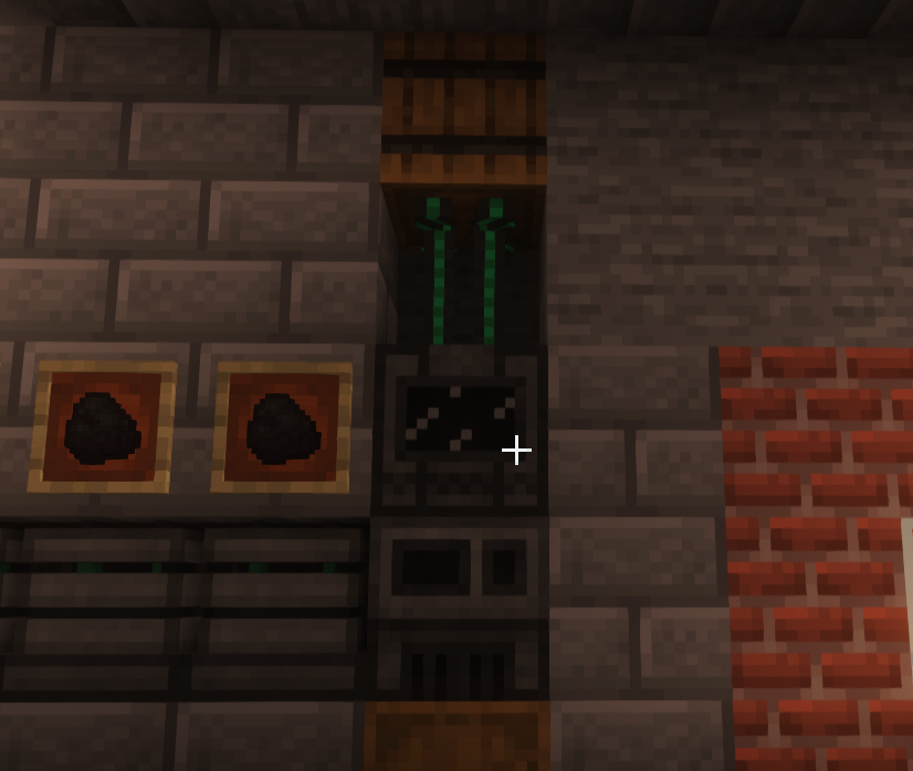 Mekanism ore doubling automation setup showing enrichment chamber connected to energized smelter