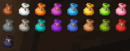 Collection of bundles in different colors showing customization options