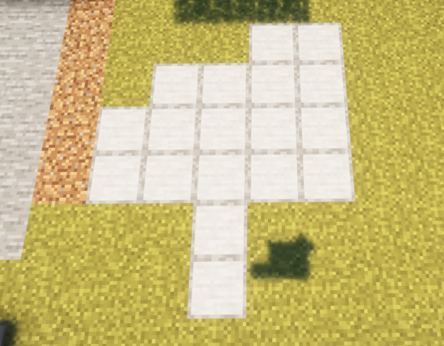 Minecraft crafter auto-crafting system footprint and space requirements
