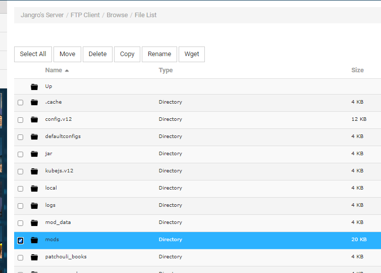 Apex Hosting web interface file manager for Minecraft server updates