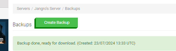 Creating backup of Minecraft server world folder before update