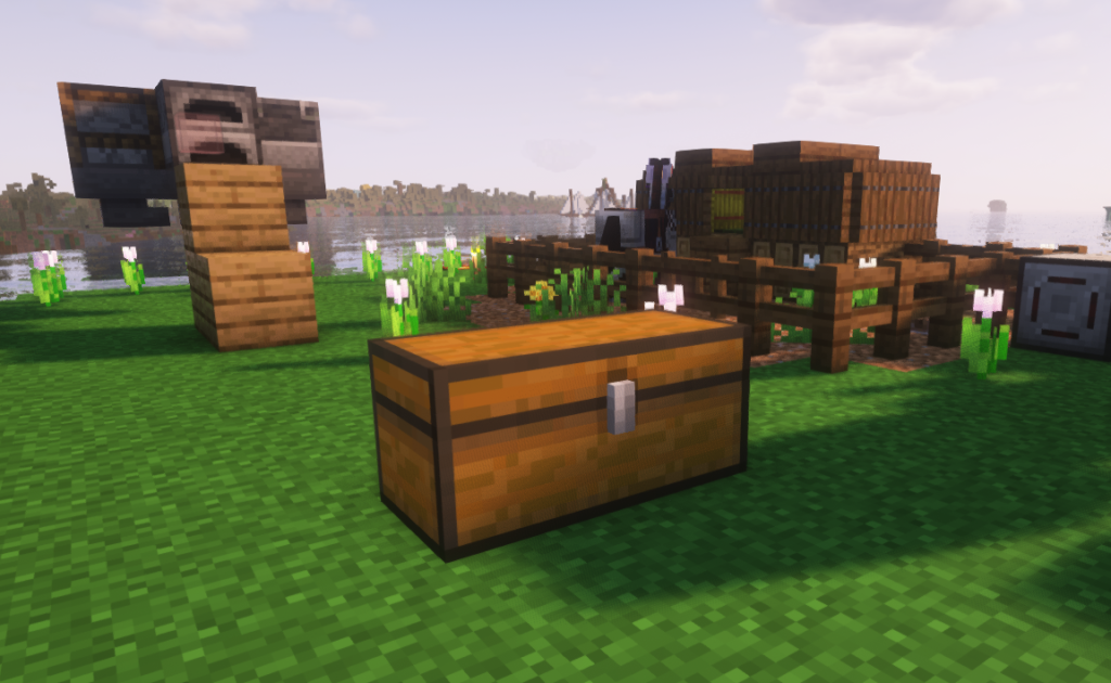 Modular Router setup for automating chicken and cactus farm item collection