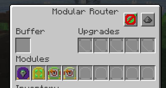 Modular Router with distribution modules for sorting items to different destinations