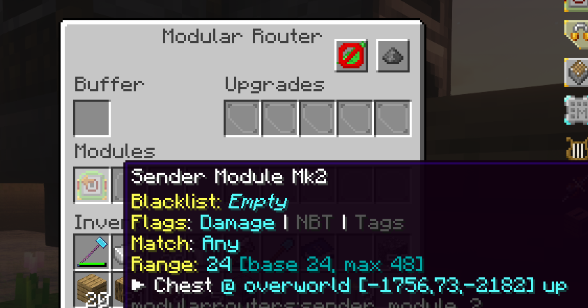 MK2 Sender module returning processed items to central storage