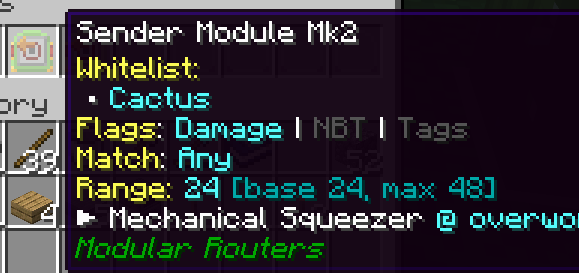 MK2 Sender module with cactus filter configuration