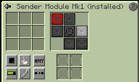 Modular Router sender module configuration settings