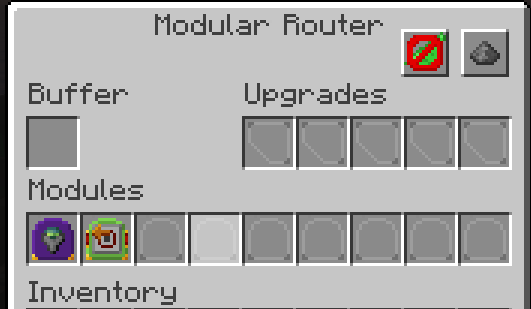 Vacuum module with range upgrades in Modular Router