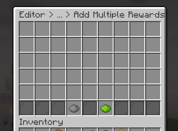 PhoenixCrates multiple rewards setup screen for quick reward addition