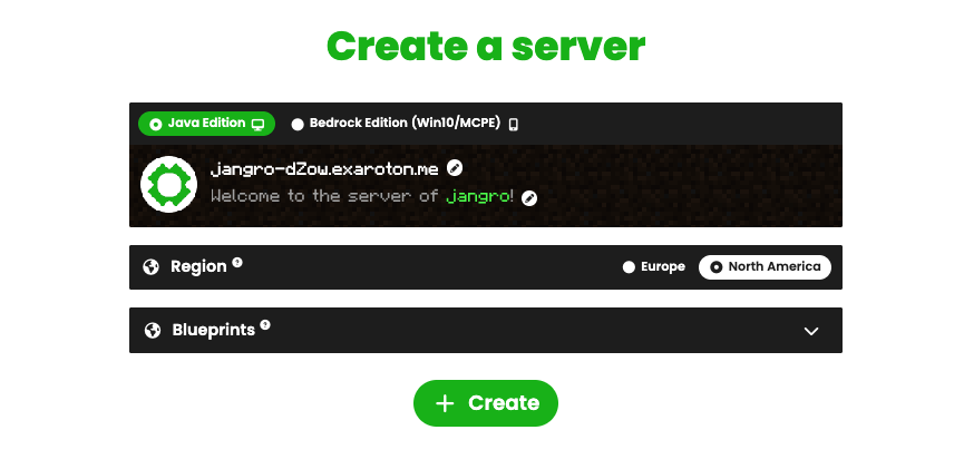 Create BTH Server