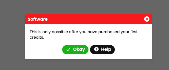 Credits Required for Custom
