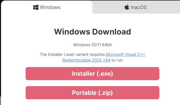 Microsoft Visual C++ Redistributable 2022 x64 installer window