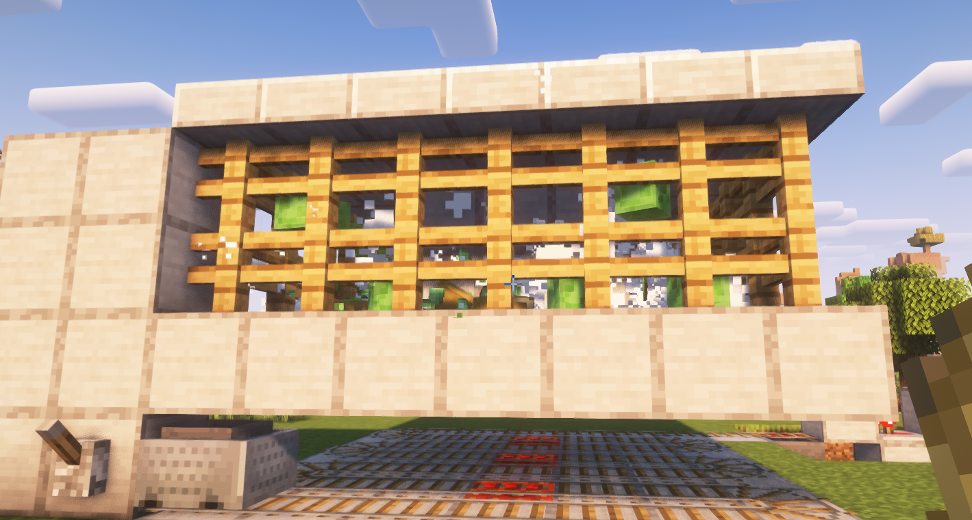 Slimes spawning from oozing effect trapped on magma blocks