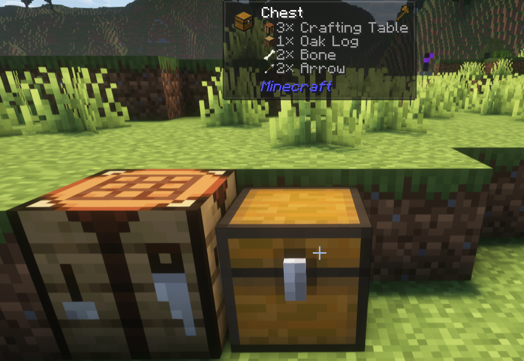 Jade mod overlay displaying detailed block information including tool requirements and mob health