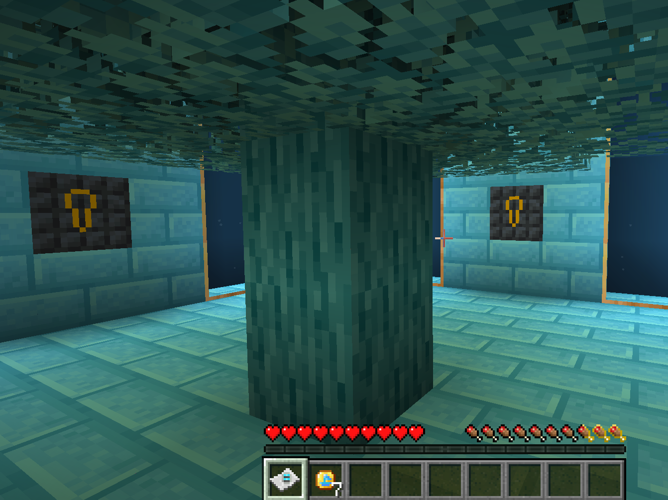 Ultimine vein mining highlighting entire tree trunk