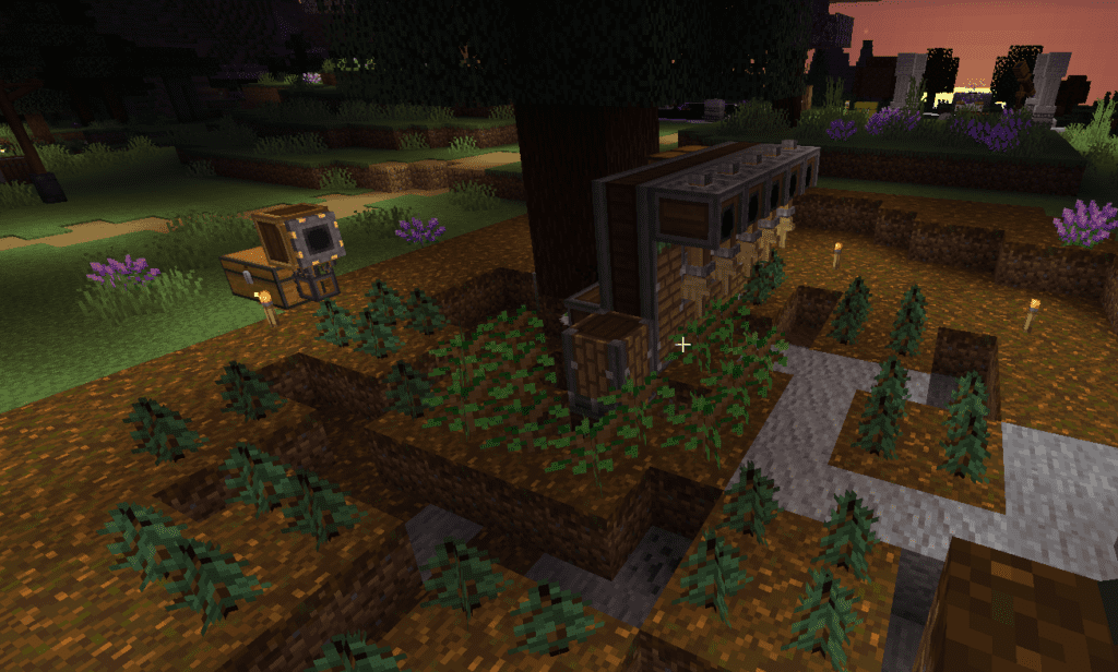 Create mod tree farm automation