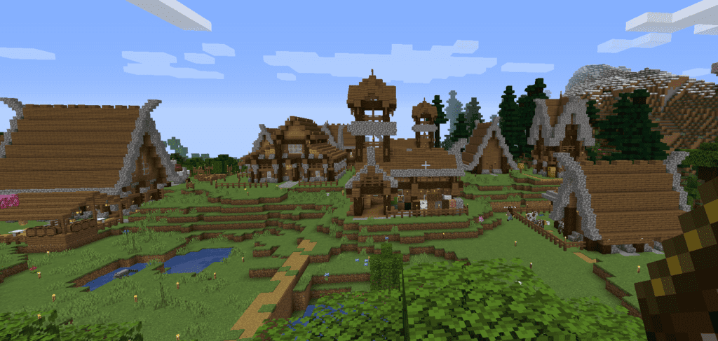 Mine Colony village with NPC builders