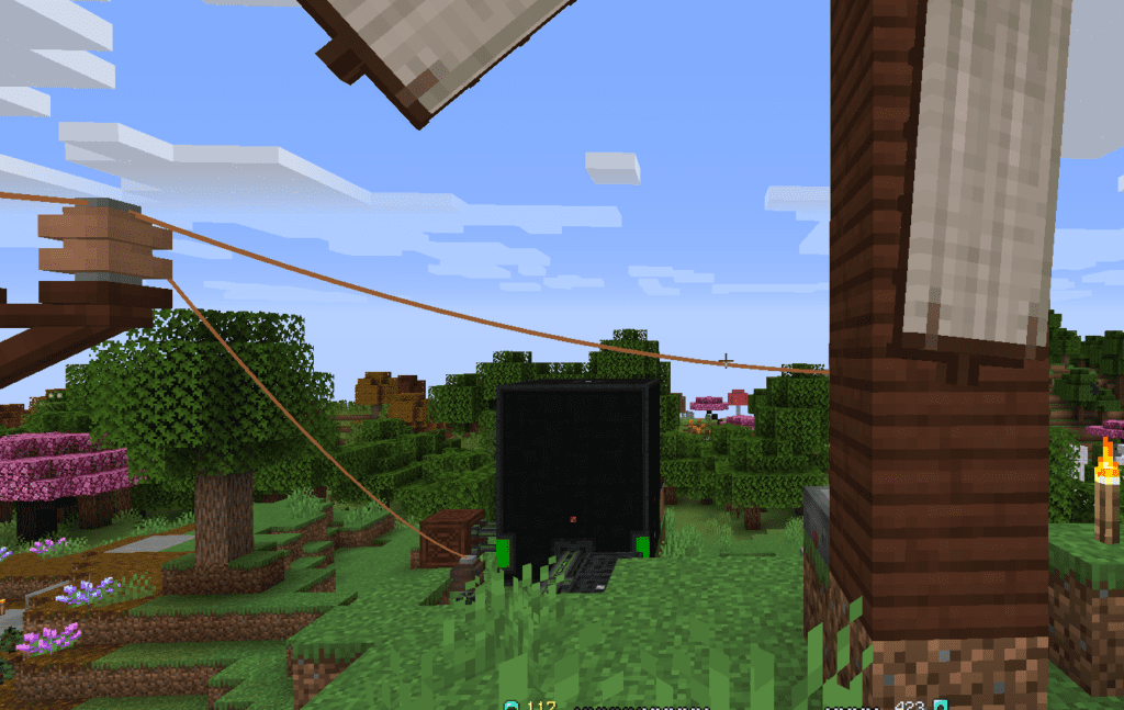 Powah reactor and windmill setup